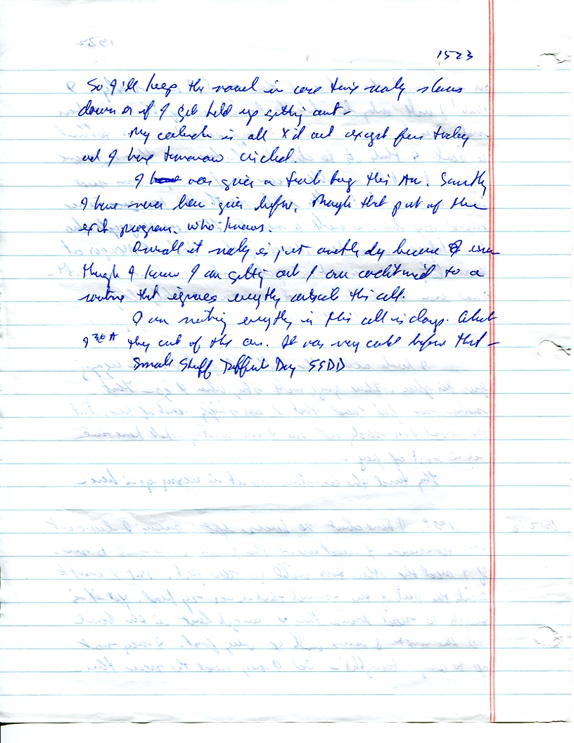 Dr John WorldPeace 2008 Prison Journal